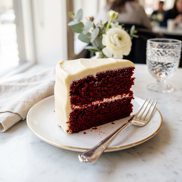 Classic Red Velvet Slice